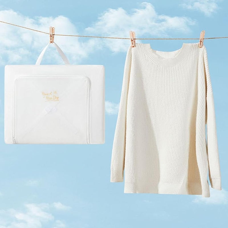 كيس غسيل للكنزات منظف الملابس الحساسة مقاس ٥٠×٤٠×٦ سم ملحق للغسالة - Image 2